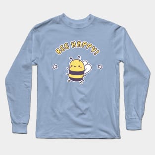 Cute Bee Happy Pun Long Sleeve T-Shirt